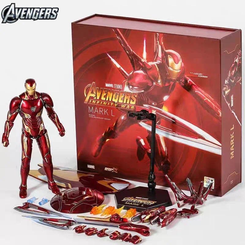 Hot Toys The Avengers Iron Man Mark Mk50 Action Garage Kit Figur Model Mainan Hadiah Koleksi Ulang T