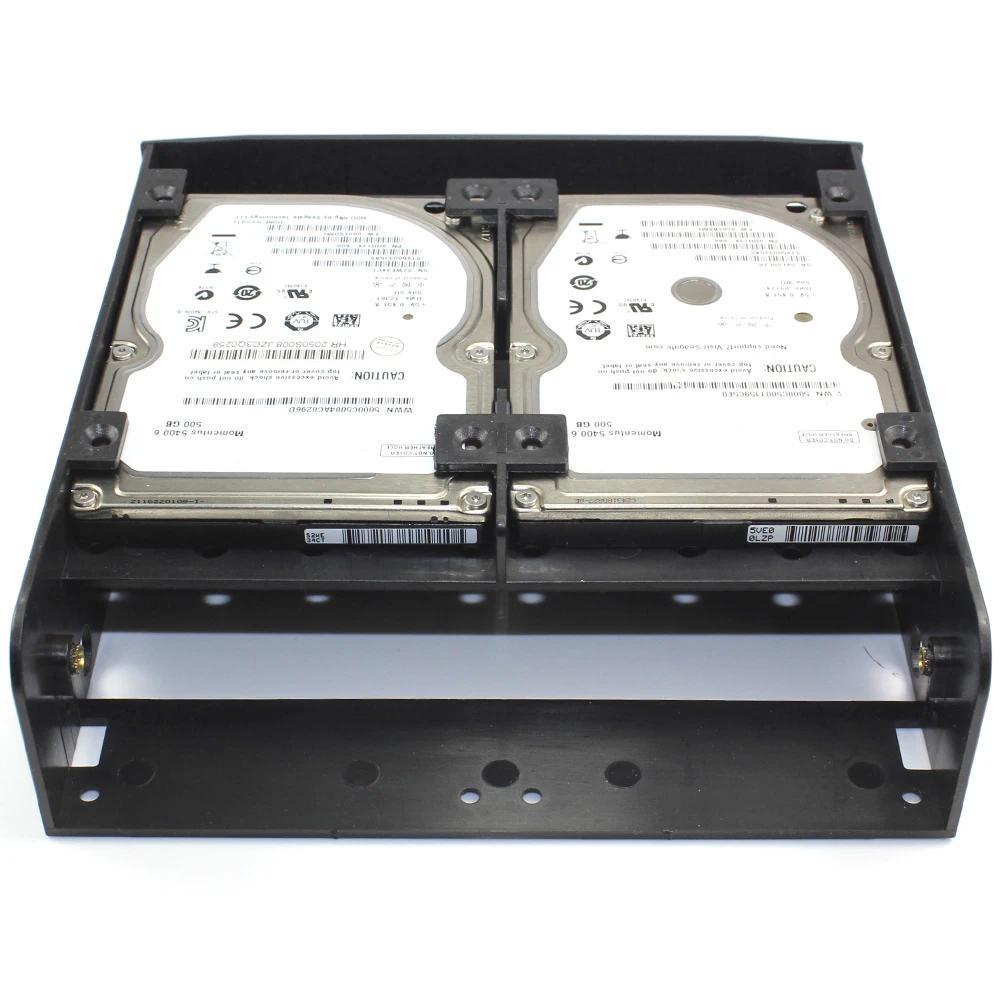 Hard Drive Bracket 3.5 to 5.25 Bracket OImaster 2.5" / 3.5" HDD / SSD to 5.25" Floppy Drive Bay Comp
