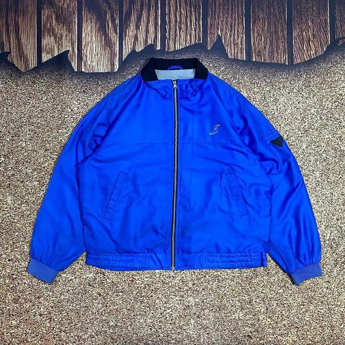 jaket motoran outdoor XEBEC jaket windbreaker pria biru casual murah bagus size XL
