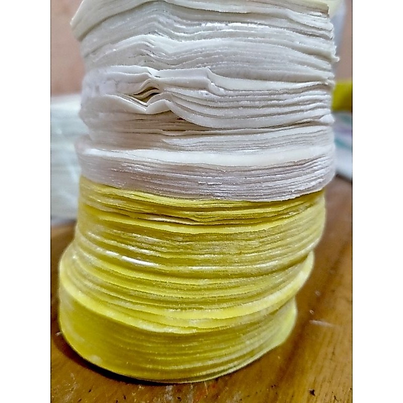 Kulit Dimsum 8cm Kulit Siomay Tipis Lentur Lembut Kulit Gyoza Kulit Dimsum Bandung
