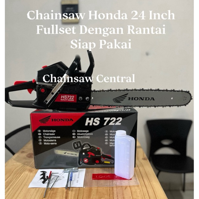 Chainsaw Senso ST383 24 Inch Heavy Duty Mesin Gergaji Kayu Tebang Pohon Barang Asli OriginalHONDA 20
