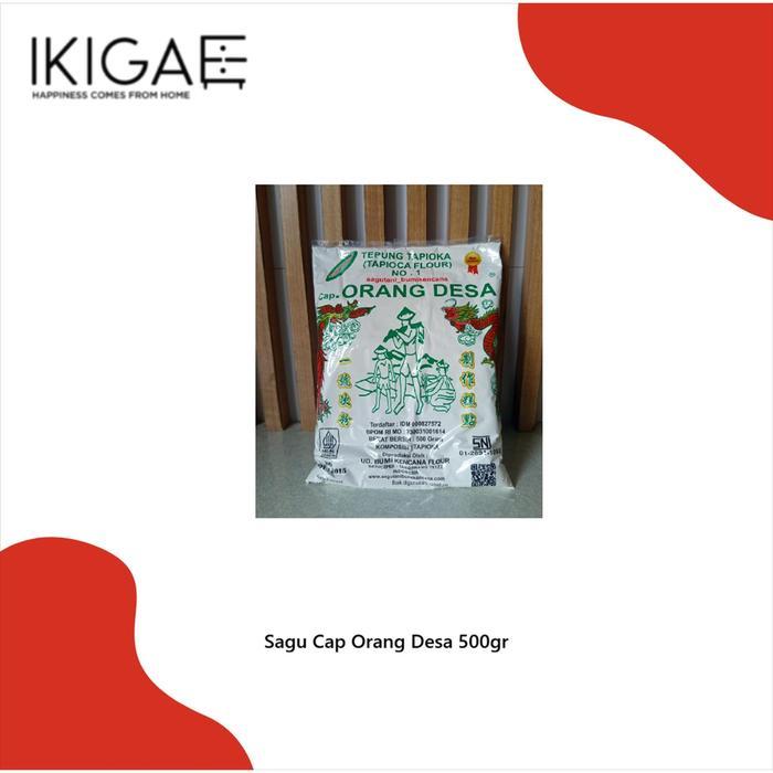 SAGU TANI /  TEPUNG TAPIOKA CAP ORANG DESA / BUMI KENCANA ASLI 100% KEMASAN 500GR