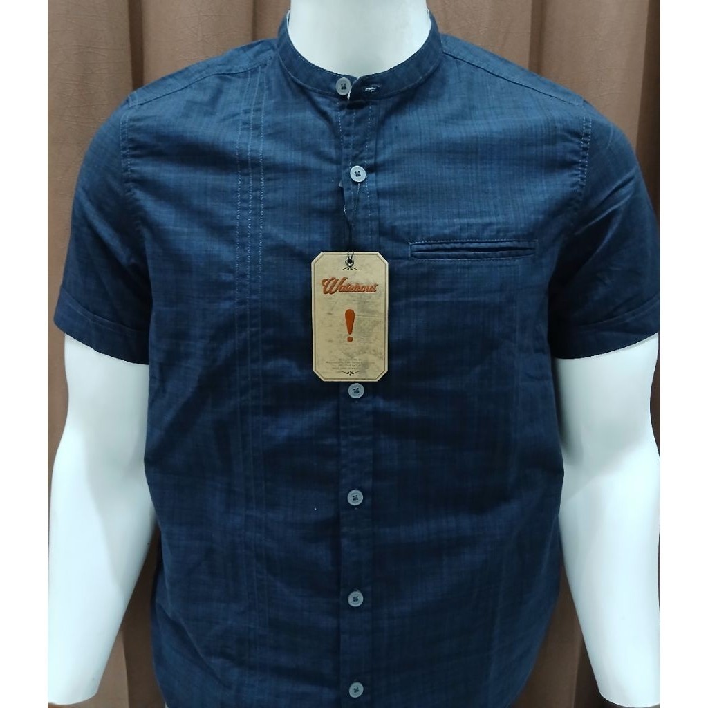 PROMO 6.6 KEMEJA KOKO WATCHOUT SLIM FIT LENGAN PENDEK ORIGINAL