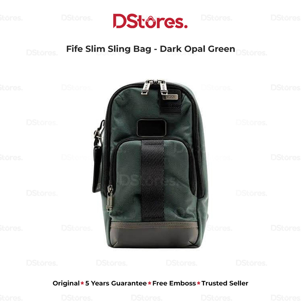 Fife Slim Sling Bag - Dark Opal Green