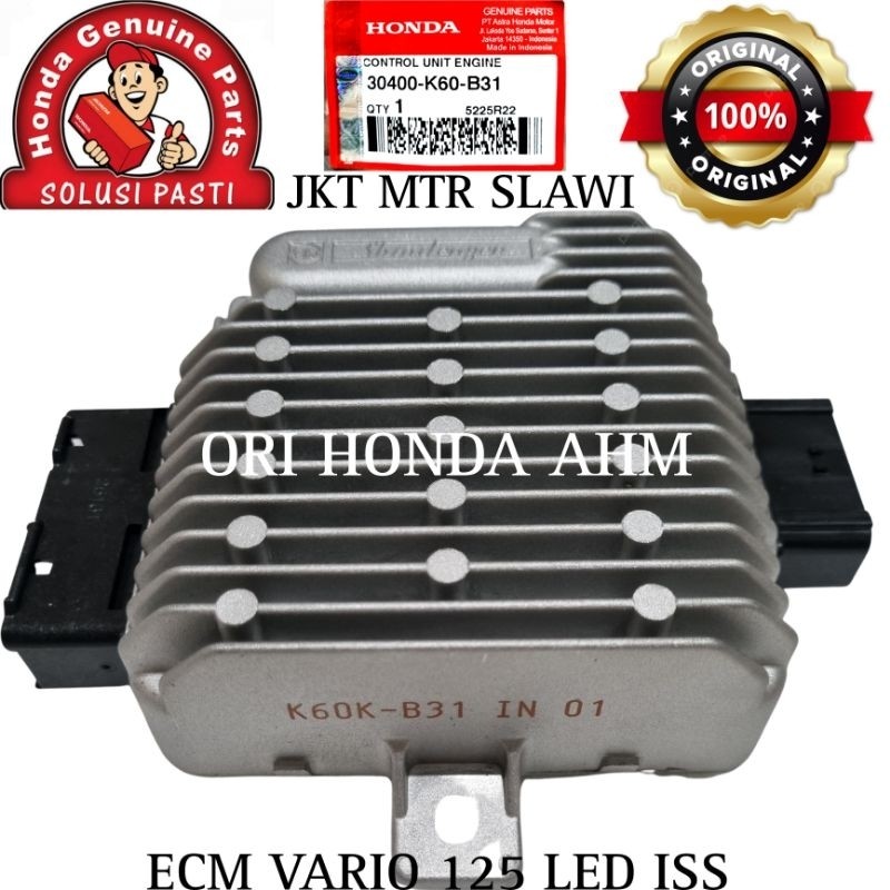 30400-K60-B31 Ecu, ecm, cdi vario 125 2016-2017 ISS IDLING STOP, vario 125 f1 led