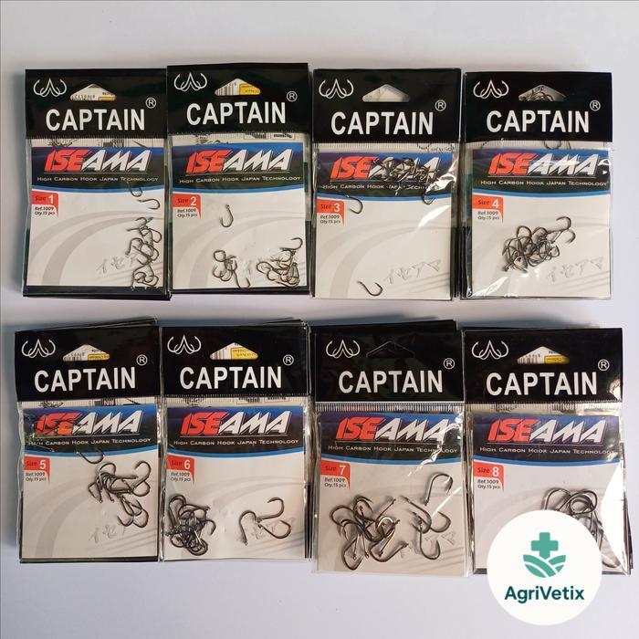 Mata Kail Pancing Super Tajam Carbon Hook Fishing - 9