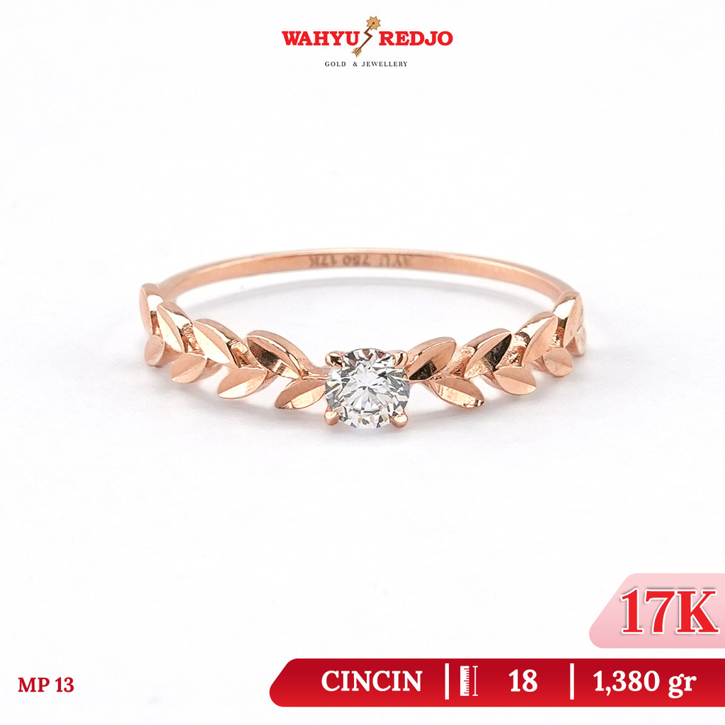 Cincin Emas Kadar 17K Wahyu Redjo CC-17K 31049293-PMR
