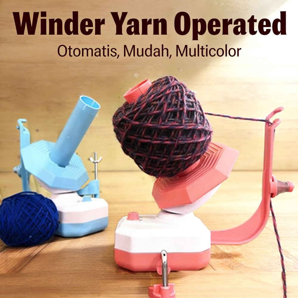Gulung Benang Alat Knitting /Wool Yarn Winder /Operated Listrik Penggulung Benang Alat