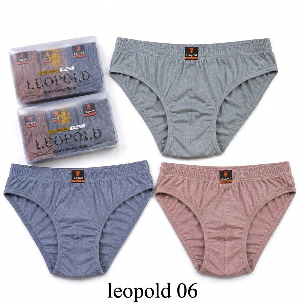 CD / Celana Dalam Pria merek Leopold 06 SATU BOX ISI 3 PCS
