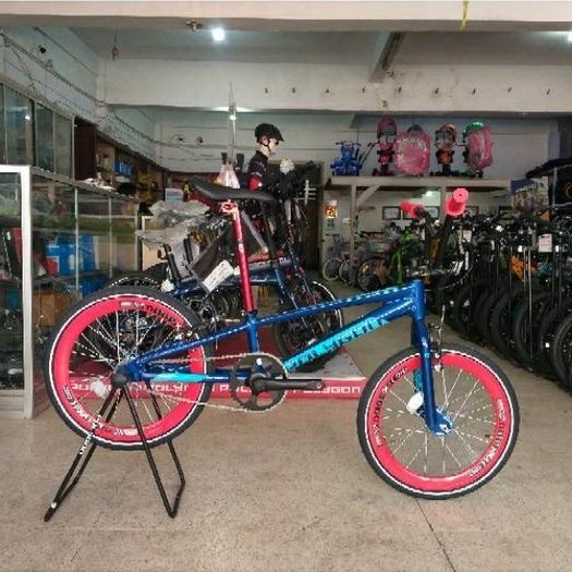 SEPEDA BMX POLYGON ROGUE 20 INCH MIF GEAR JANGKRIK DAN LAINNYA - Blue
