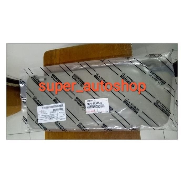 sun visor fortuner 2011 ori