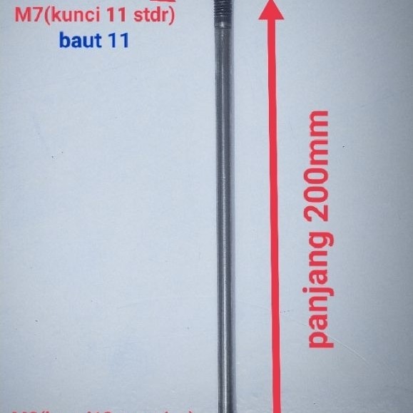 BAUT-ANCER BAUT TUSUK SATE-OVERZIZE/11-12/beat Vario Scoopy spacy honda metic110