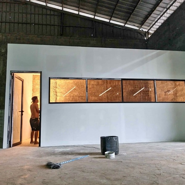 Sekat ruangan partisi gypsum 2sisi