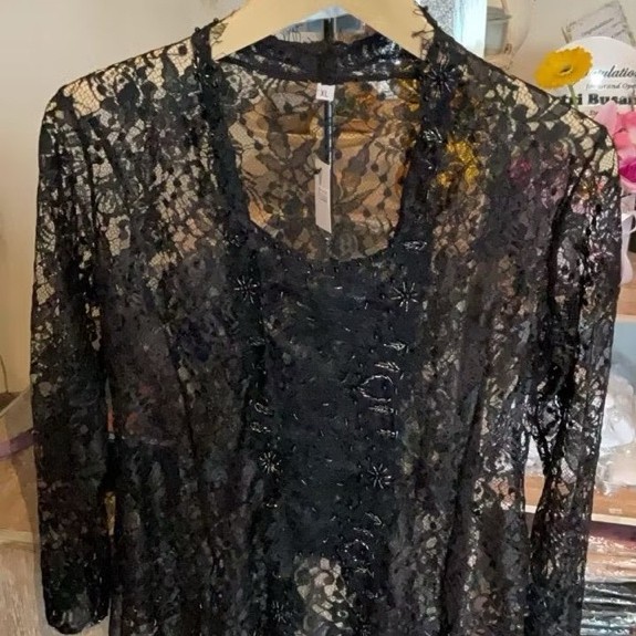 KEBAYA HITAM PAYET