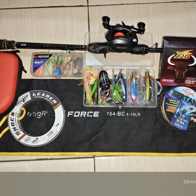 Satu Set Pancingan Casting / BC Seasir CastXZ