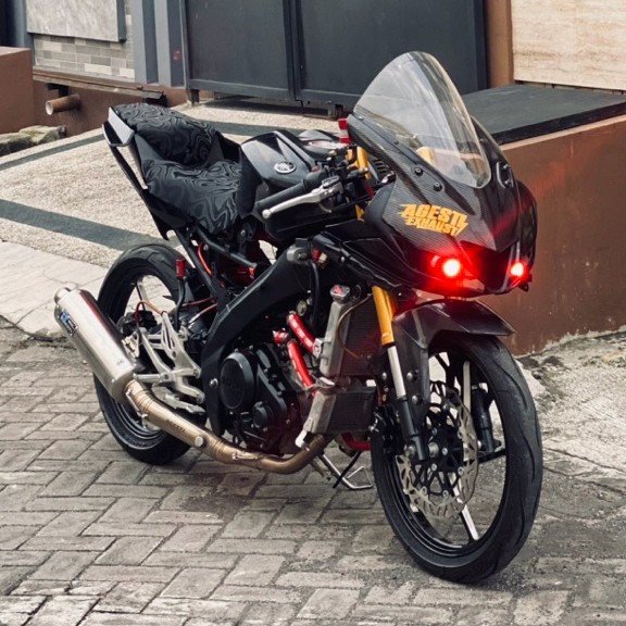 Knalpot Agesti Pro Drag V1 R15v3/ v4 Fullsystem