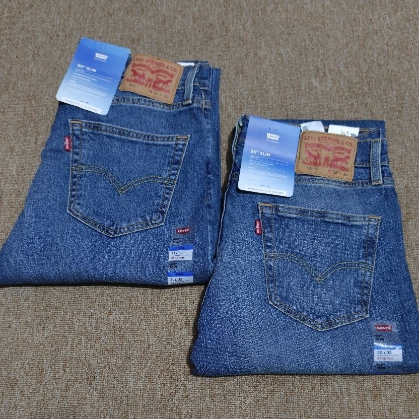 Jeans Pria Lev"s 511 Slim Cool Performance News Original Fit ( 511-5883 )