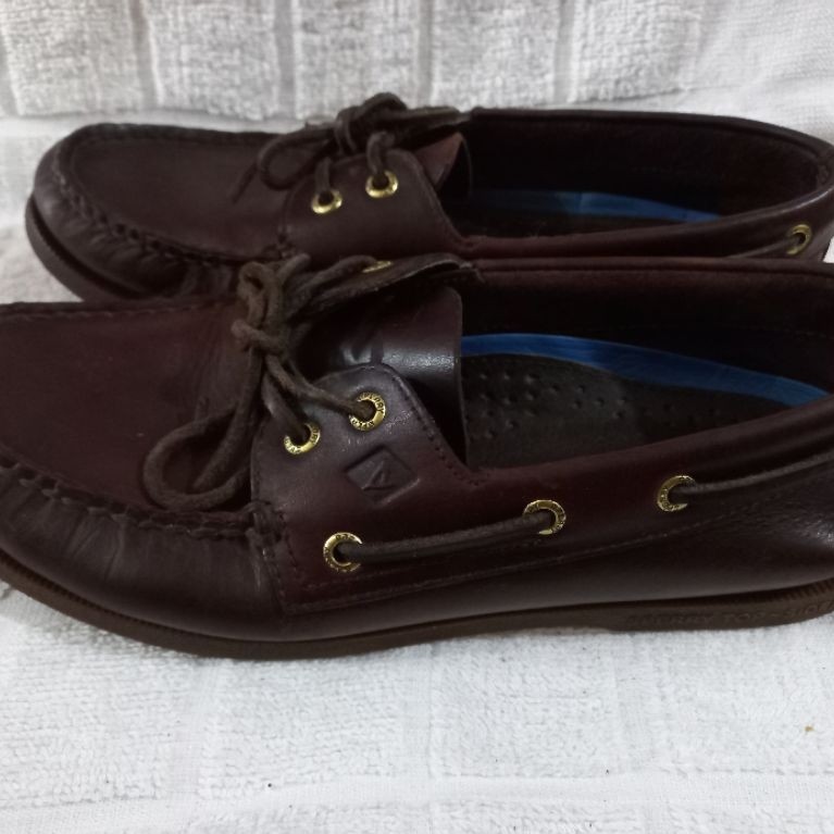 sepatu boatshoe sperry top-sider leather upper