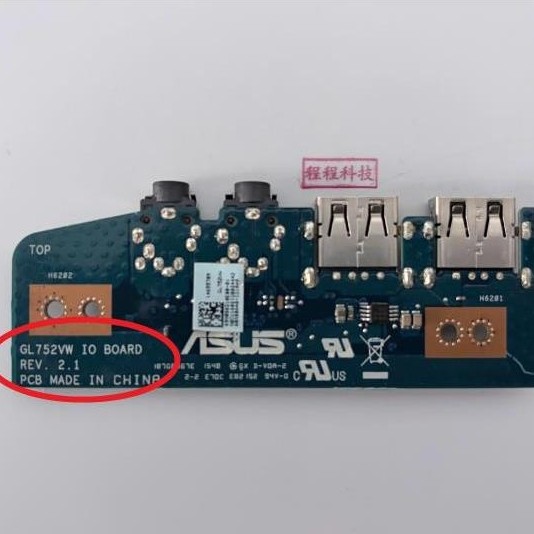 STOCK ORIGINAL FOR ASUS GL752VW ZX70V FX71P ROG GL752V GX700V USB BOARD AUDIO BOARD