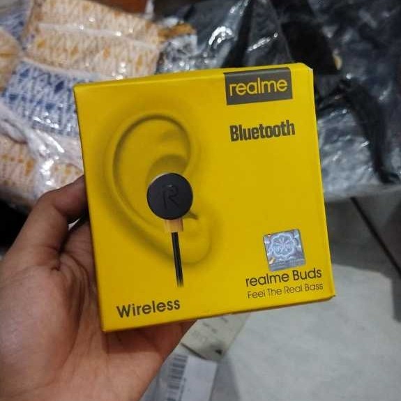 Handsfree Headset REALME BUDS RMA-101 Wireless Bluetooth The Real Bass