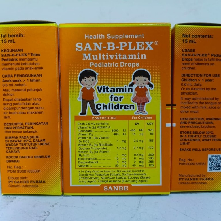 San-B-Plex Drops 15Ml