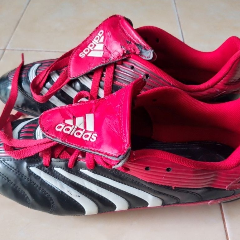 Sepatu Bola Second Adidas Predator Absolute Absolion IC Zidane Thn 2005 Size 45 Insole 290