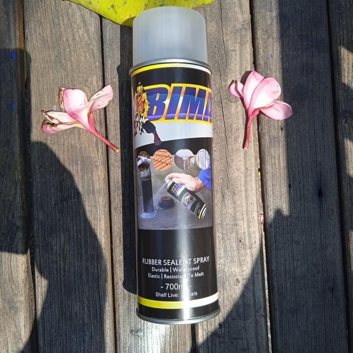 Anti bocor BIMA Sealant Spray 500 ml Genteng Beton Pipa Wastafel Gori - Bening Clear
