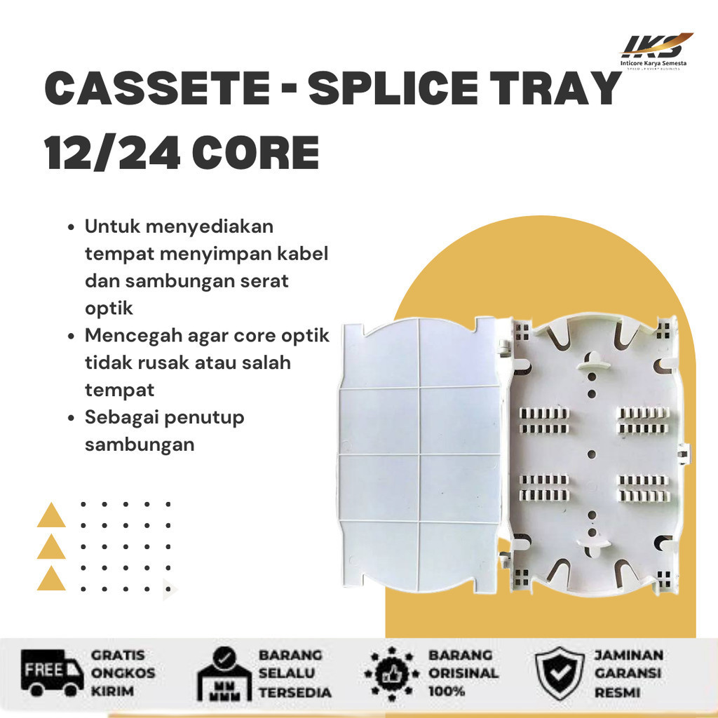Cassete Splice Tray - 12/24 Core