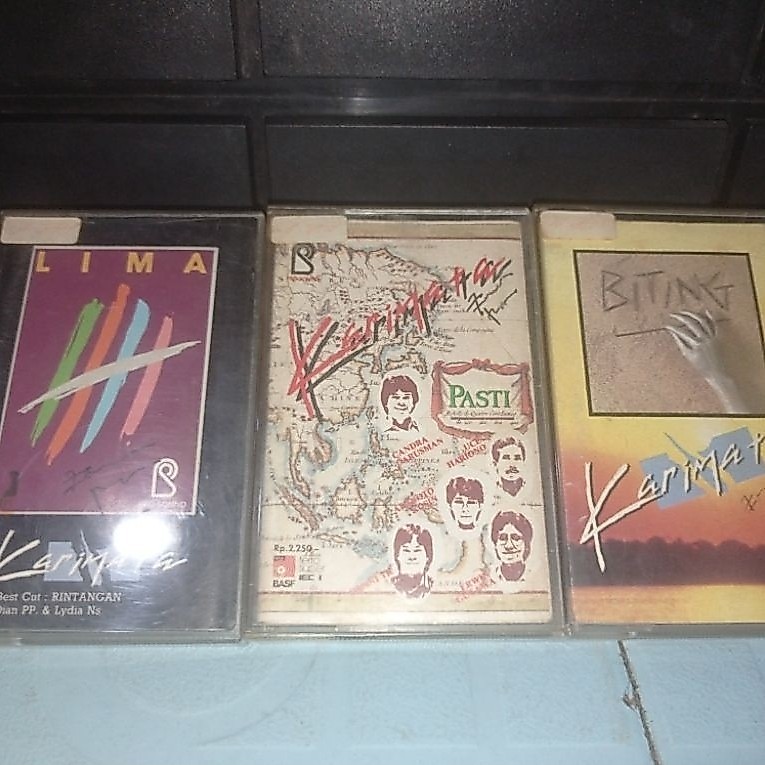Kaset Pita Karimata - Lima - Pasti - Biting ( sepaket )