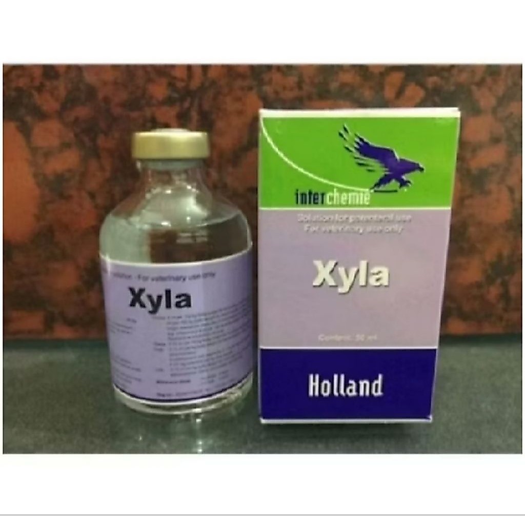 XYLA HOLLAND 50 Ml Obat Sedatif Atau Penenang Analgesik untuk Premedikasi Hewan Original Import