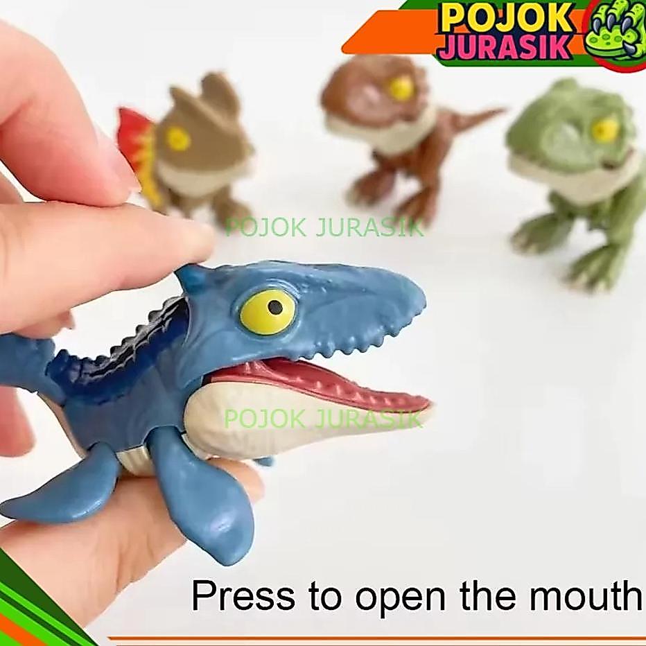 RECOMMENDED Mainan Figure Dinosaurus Mosasaurus  Snap Squad Dino Dinosaur Pajangan KEKINIAN