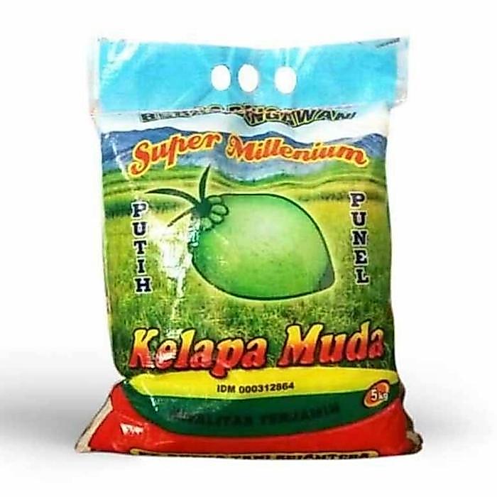 Beras Kelapa Muda 25 kg Hemat ONGKIR (Khusus GRAB/GOSEND)