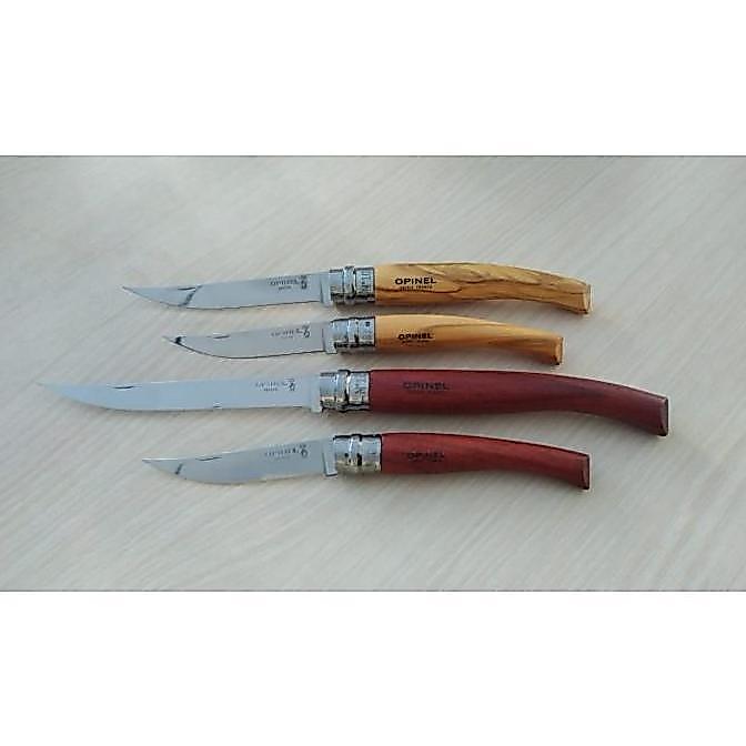 OPINEL Slim Line 10 Olive wood Handle (TERBAIK) (TERBARU) (TERMURAH)