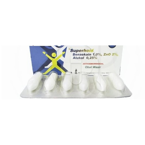 Superhoid Suppo Obat Wasir Super Hoid  Supo Peluru Ambeien Superhoit Hoit Suppositoria