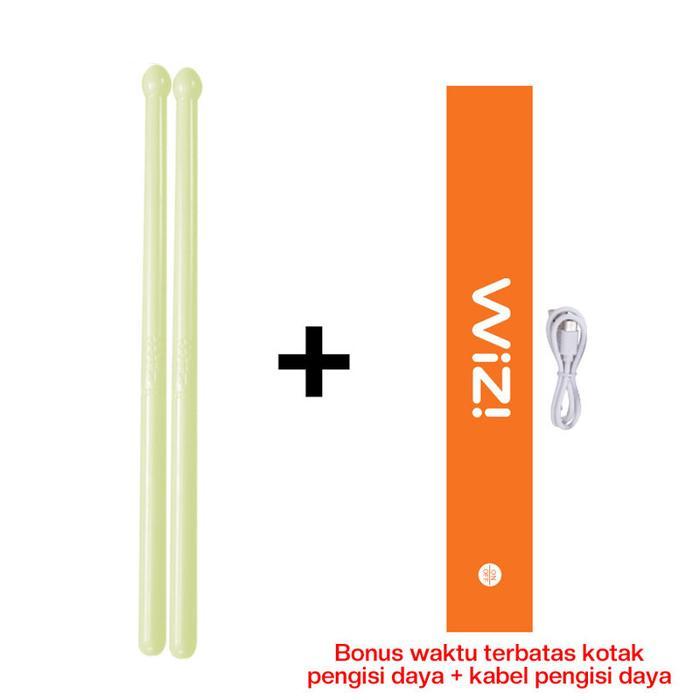 WiZi Poundfit Stick Ripstick Bercahaya Ripstix Stick Nylon Workout Ripstick 1 Pasang Olahraga Stick 