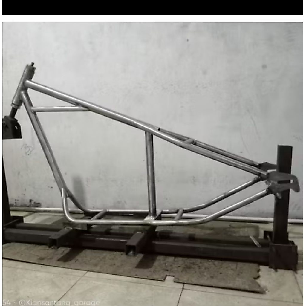 Frame chopper rangka custom motor model chopper plus engine Mounting