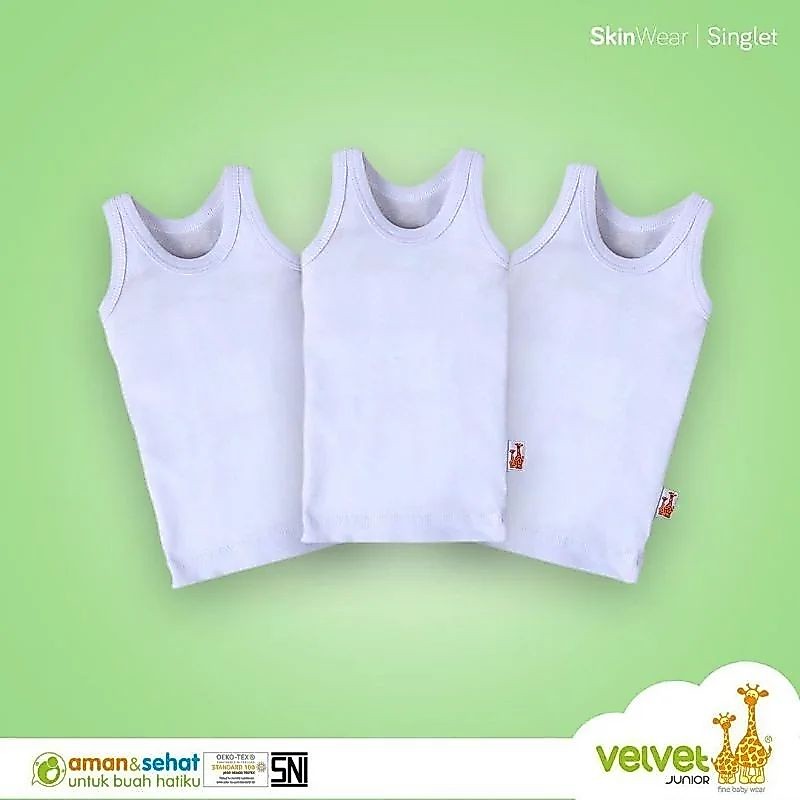 Singlet Velvet Junior / kaos dalam velvet junior