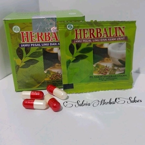 HERBALIN obat asam urat [ MEGA SALE ] Herbalin Kapsul
