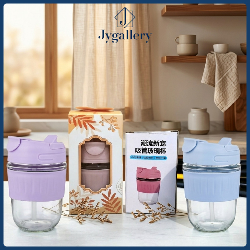 Botol Minum Gemoy 400ml Botol Air Anak Sekolah Lucu / Tumbler Aesthetic Bpa Free Botol Minum Plastik