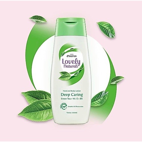 EMERON LOVELY HBL NATURAL GREEN TEA BOTOL 200ML
