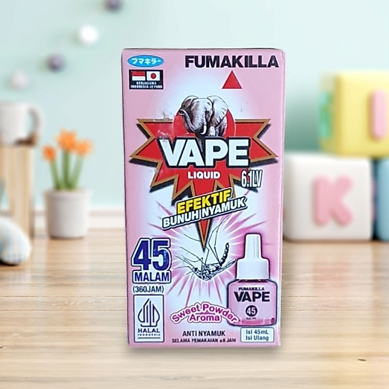 vape reffil obat nyamuk elektrik sweet powder 45malam