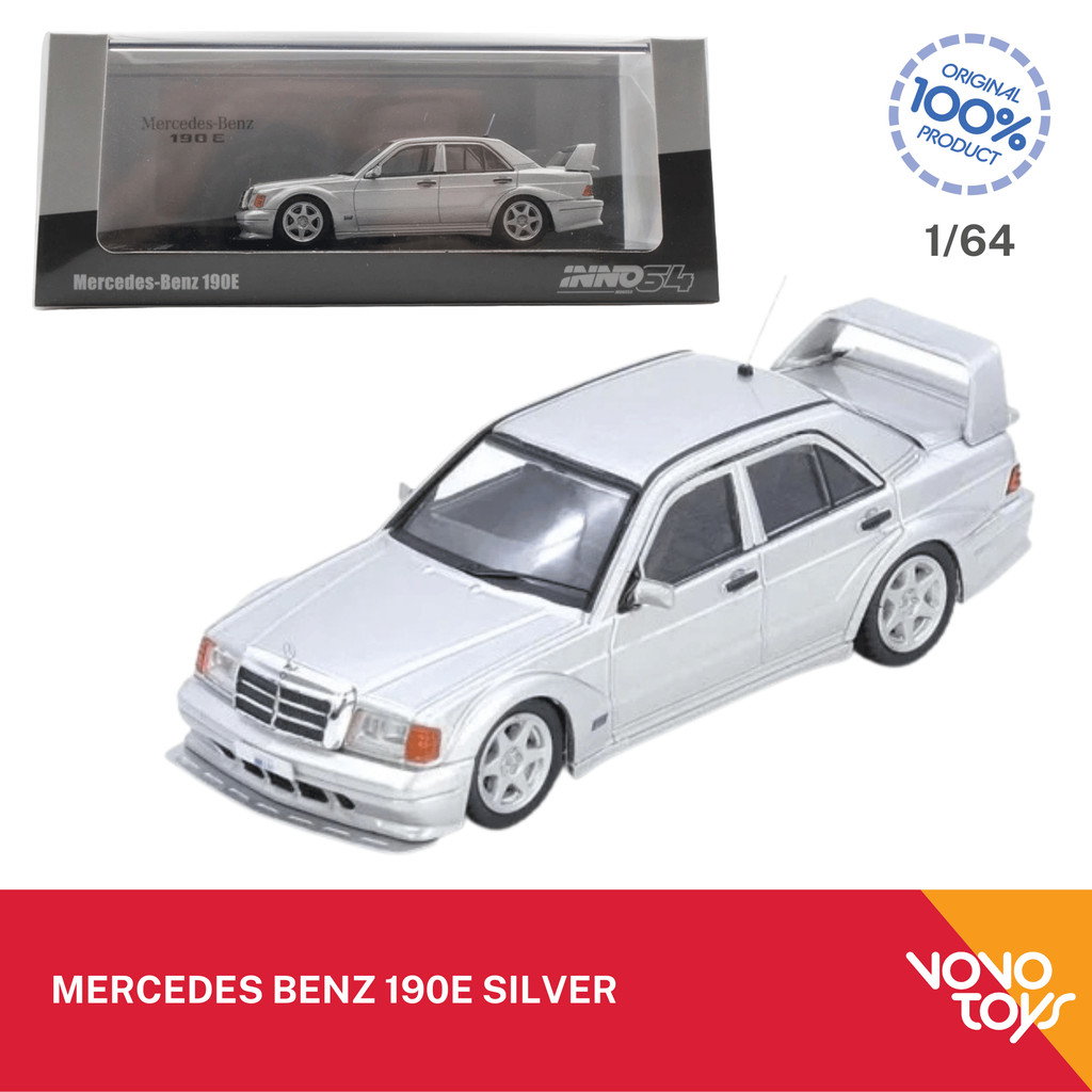 Inno 1/64 Mercedes Benz 190E Silver