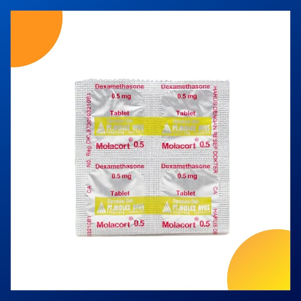 MOLACORT 0.5 0.5 MG 1 STRIP @ 10 TABLET