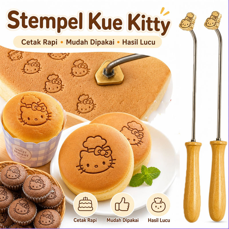 Cake Hot Stamp Kue Stempel Emboss Stempel Kue Bahan Kuningan Tebal Cetakan Motif Lucu DIY Hot Stamp 