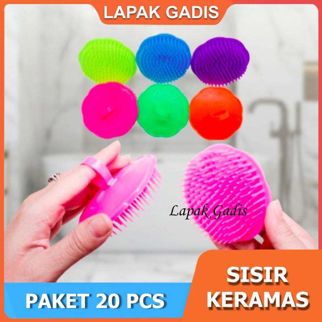 Lapak Gadis - Paket 20 PCS Sisir Keramas / Sisir Salon / Perawatan Rambut