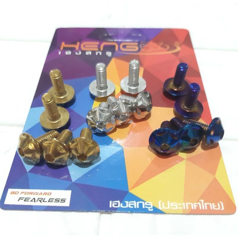 BAUT M6X15 M6X20 BAUT PROBOLT PLAT NOMOR BAUT PROBOLT TAMENG BAUT PROBOLT MODEL BINTANG ASLI