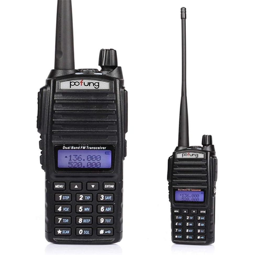 Pofung UV-82 8W 5W HT Dual Band Ori Dual Band Garansi UV82 UV82HP 82HP - Ucomm X8B 5Watt
