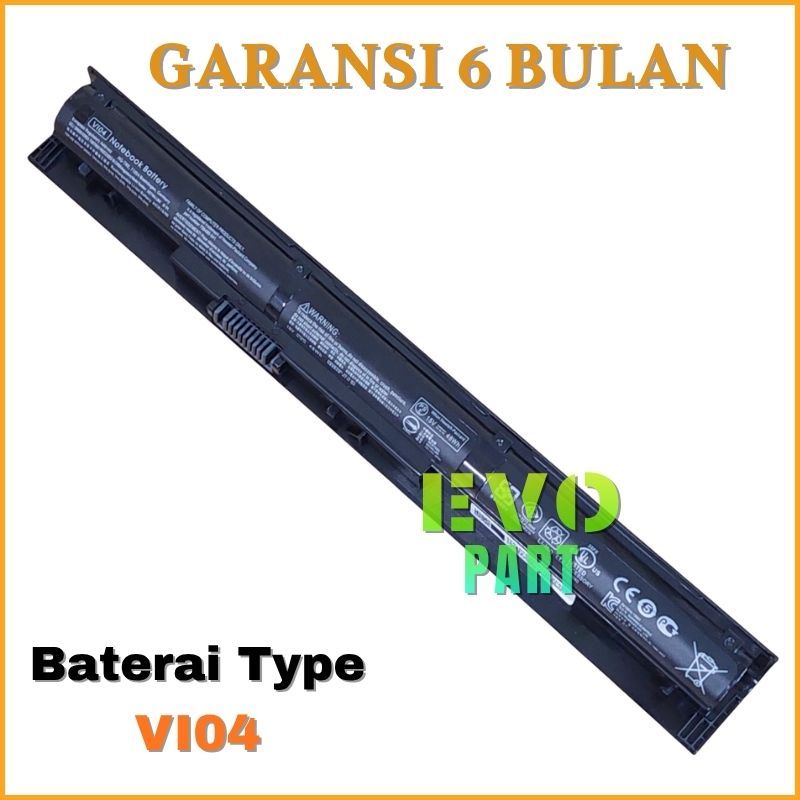 Baterai Laptop HP Pavilion 14-V202TX 14-v205TX 14-V206TX 14-V039TX VI04 -NEW