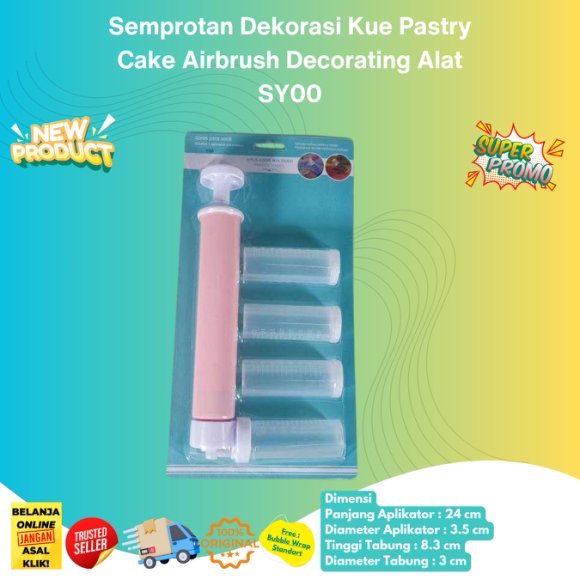 Alat Hias Dekorasi Kue Kering Cake Air brush Decorating Spray