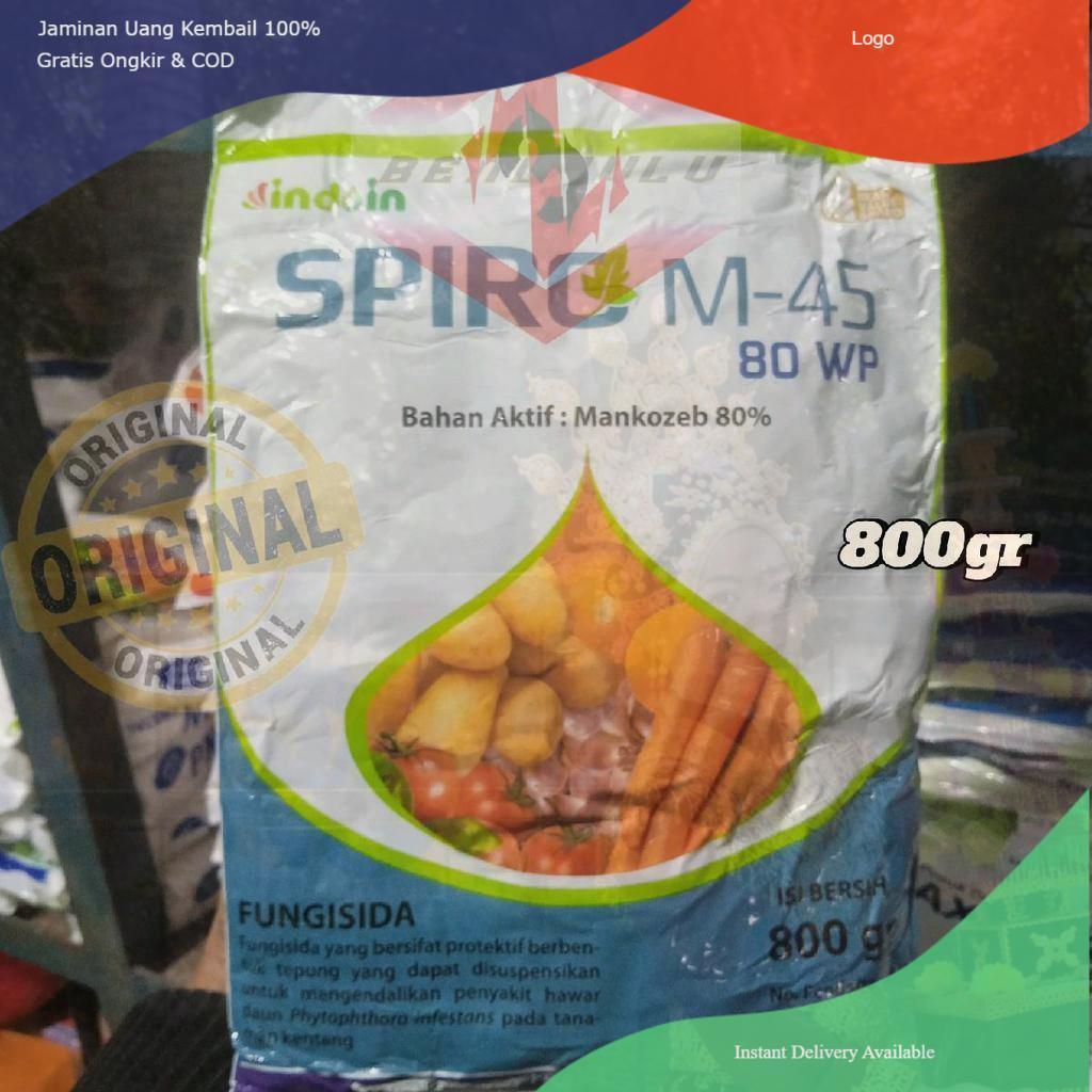 Fungisida Spiro M-45 80 WP Pencegah Tumbuh Jamur 800gr